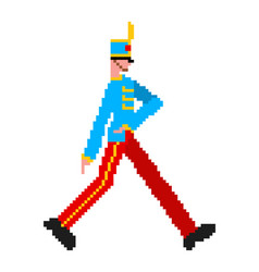 Soldier Marching Pixel Art Guardsman 8bit Guard