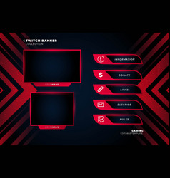 Twitch Banner Collection Live Stream Template