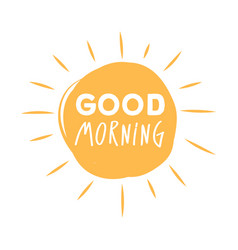 Good Morning Sunshine Symbol With Morning