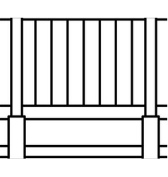 House Fence Line Icon