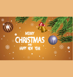 Merry Christmas New Years Card