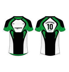 Sports Jersey T Shirt Design Flat Sketch