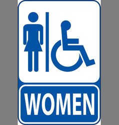 Symbol Bathroom Sign Restroom With Woman Sign