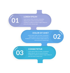 Infographic Template With 3 Elements