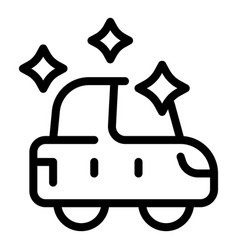 Simple Line Art Icon Logo Of A Car Wash