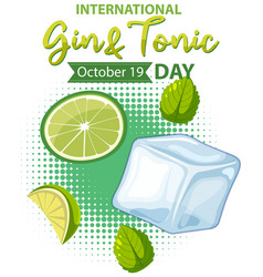 International Gin And Tonic Day Logo Design