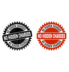 No Hidden Charges Black Rosette Seal