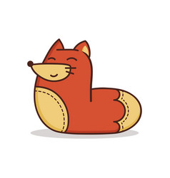 Cute Fox Character Made From Sox Be A Mascot Logo