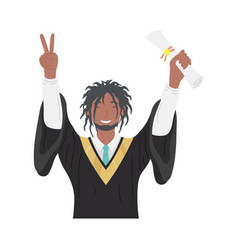 Afro Rasta Man Graduate