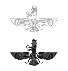 Ancient Sumerian Symbol Faravahar