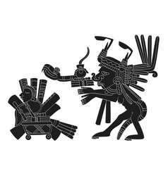 Image With Aztec God Tlazolteotl