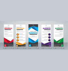 Roll Up Banner Design Print Template