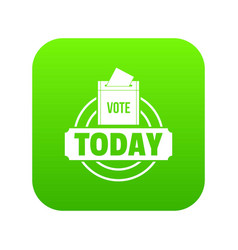 Vote Today Icon Green