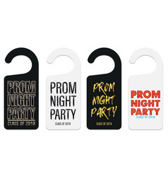 Prom Night Party Room Door Hanging Template