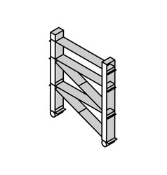 Scaffolding Civil Engineer Isometric Icon