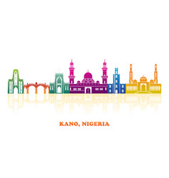 Colorful Skyline Of City Of Kano Nigeria