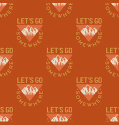 Camping Seamless Pattern Travel Wallpaper