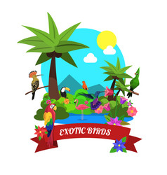 Exotic Birds Concept