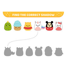 Funny Squishmallow Animals Find The Correct