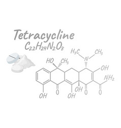 Tetracycline Antibiotic Chemical Formula