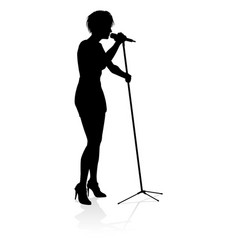 Singer Pop Country Music Star Woman Silhouette