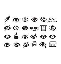 Optometry Icon Ophthalmology Symbols Eye Doctor