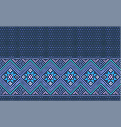 Pixel Ethnic Pattern Embroidery Morocco