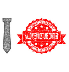 Rubber Halloween Costume Contest Stamp And Hatched