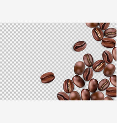 Coffee Beans Realistic 3d Seeds Fresh Roast