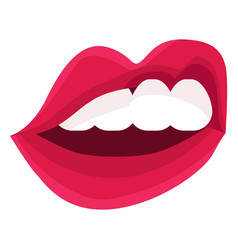 Female Mouth Expression Icon