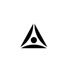 Alpha Triangle Letter A Logo Design