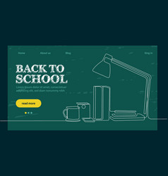 Back To School Template Landing Page