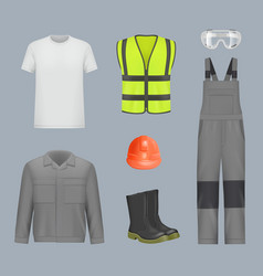 Workwear Industry Realistic Uniform Workers Pants