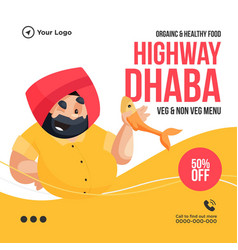 Banner Design Of Highway Dhaba