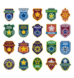 Police Badges Security Officer And Federal