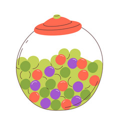 Round Candy Jar