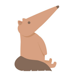 Wild Anteater Icon Cartoon Giant Animal