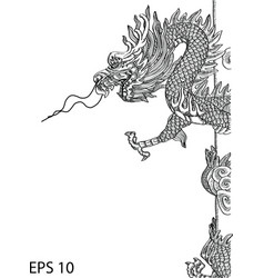 Chinese Style Dragon Statue