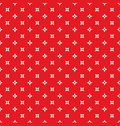 White Seamless Ninja Pattern On Red Background