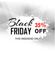 Abstract Polygon Black Friday Card Background