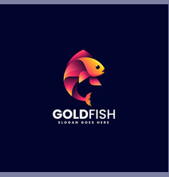 Logo Goldfish Gradient Colorful Style