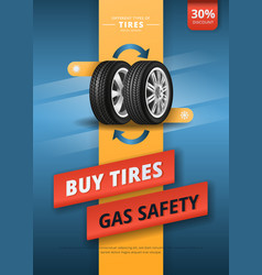 Buy Tires Realistic Poster