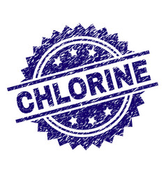 Grunge Textured Chlorine Stamp Seal