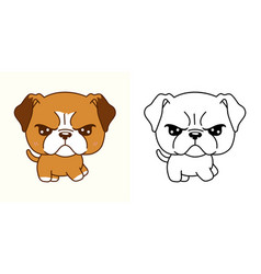 Kawaii Clipart Boxer Dog