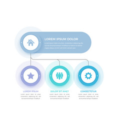 Infographic Template With 3 Elements