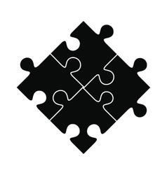 Puzzle icon Royalty Free Vector Image - VectorStock