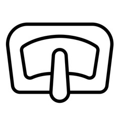 Windshield Wiper Blade Icon Outline Window