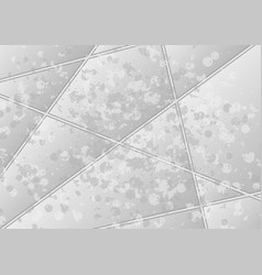 Light Grey Grunge Polygonal Tech Abstract