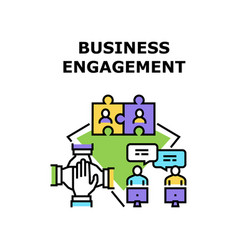 Business Engagement Concept Color