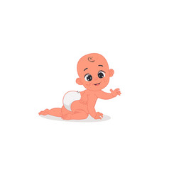 Cute Baby Crawling